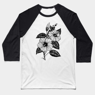 Hibiscus flower Baseball T-Shirt